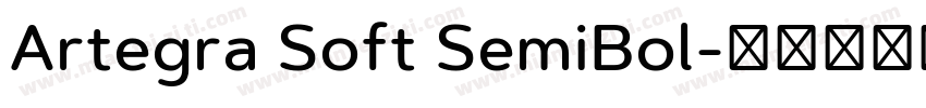 Artegra Soft SemiBol字体转换